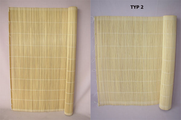 Typy bambusových rohoží na stěnu